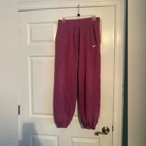 Nike Magenta Joggers
